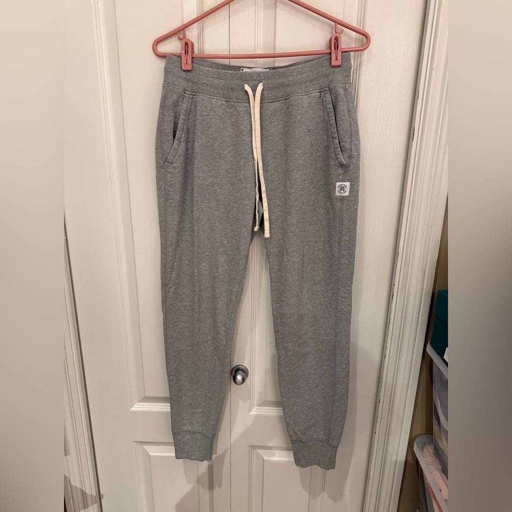 Men's Gray Drawstring Jogger Sweatpants